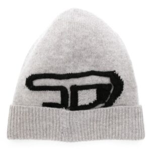 Diesel K-Peel logo-intarsia beanie