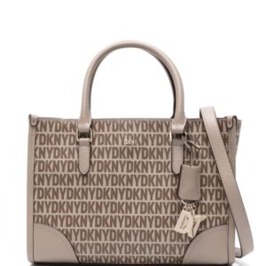 DKNY medium Perri logo-pendant faux-leather bag