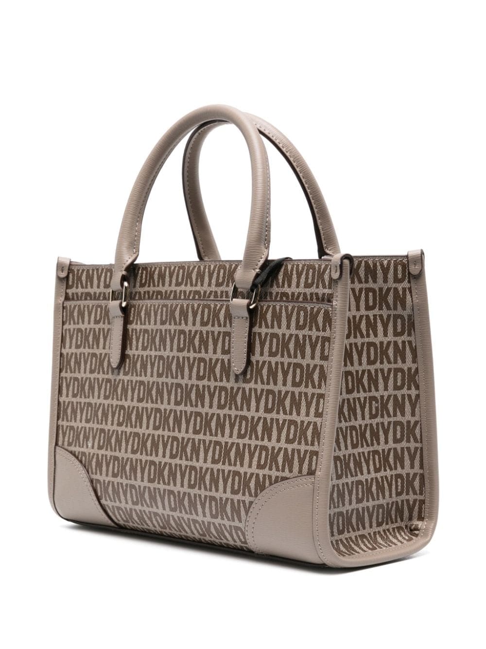 DKNY medium Perri logo-pendant faux-leather bag - Image 3