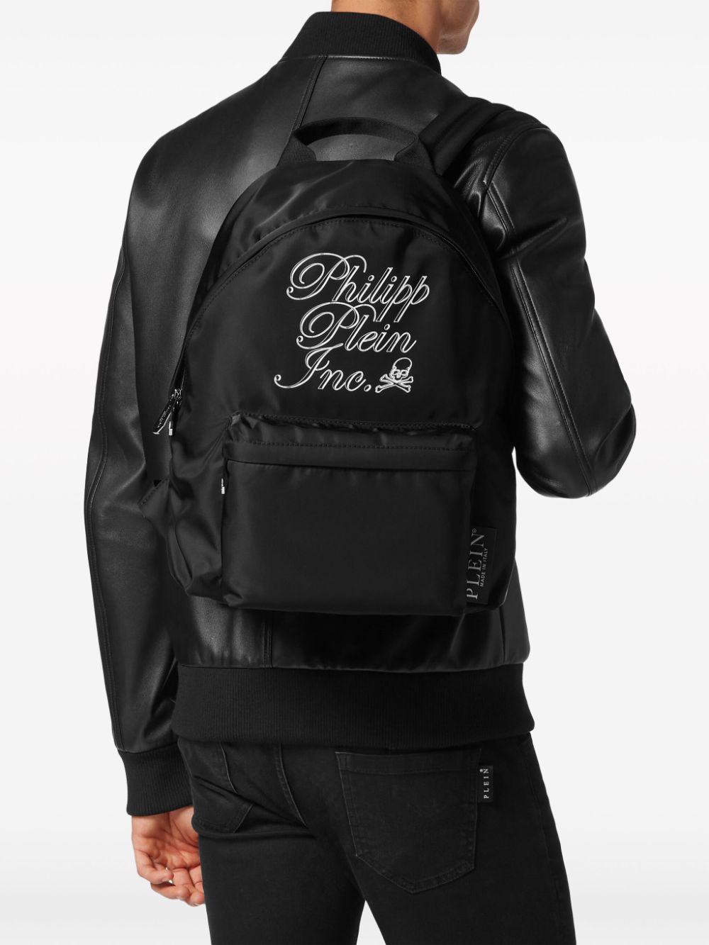 Philipp Plein logo-embroidered backpack - Image 2
