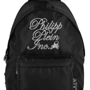 Philipp Plein logo-embroidered backpack
