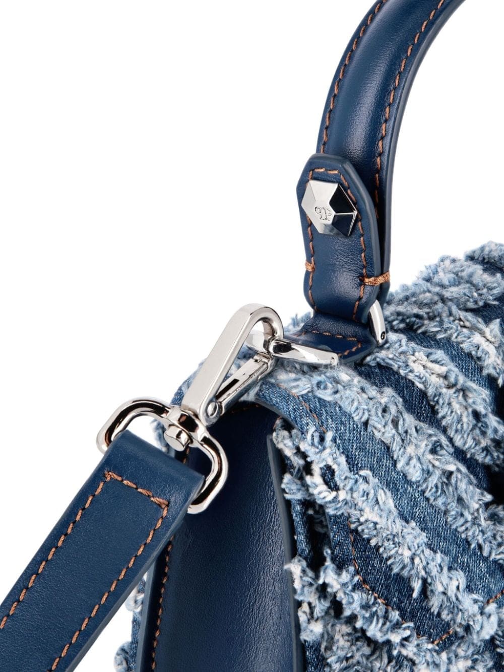 Philipp Plein medium Denim tote bag - Image 4