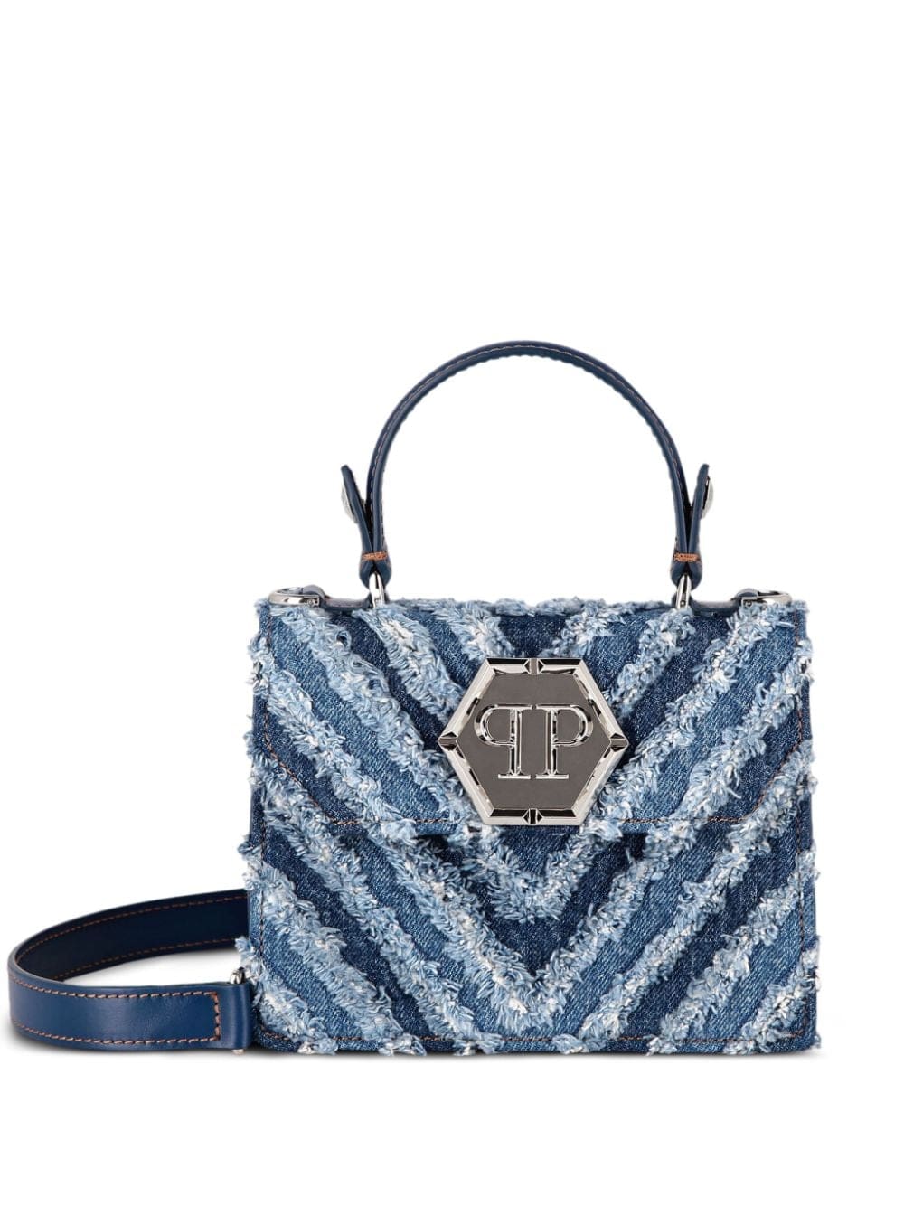 Philipp Plein medium Denim tote bag