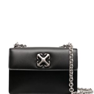 Off-White Jitney 2.0 logo-plaque shoulder bag