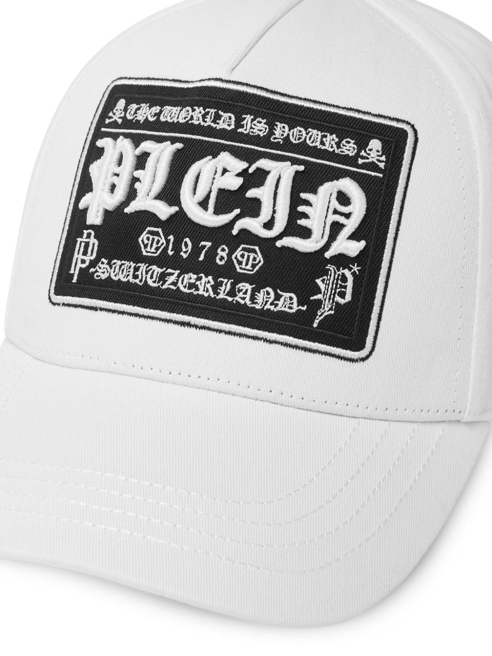 Philipp Plein logo-embroidered baseball cap - Image 3