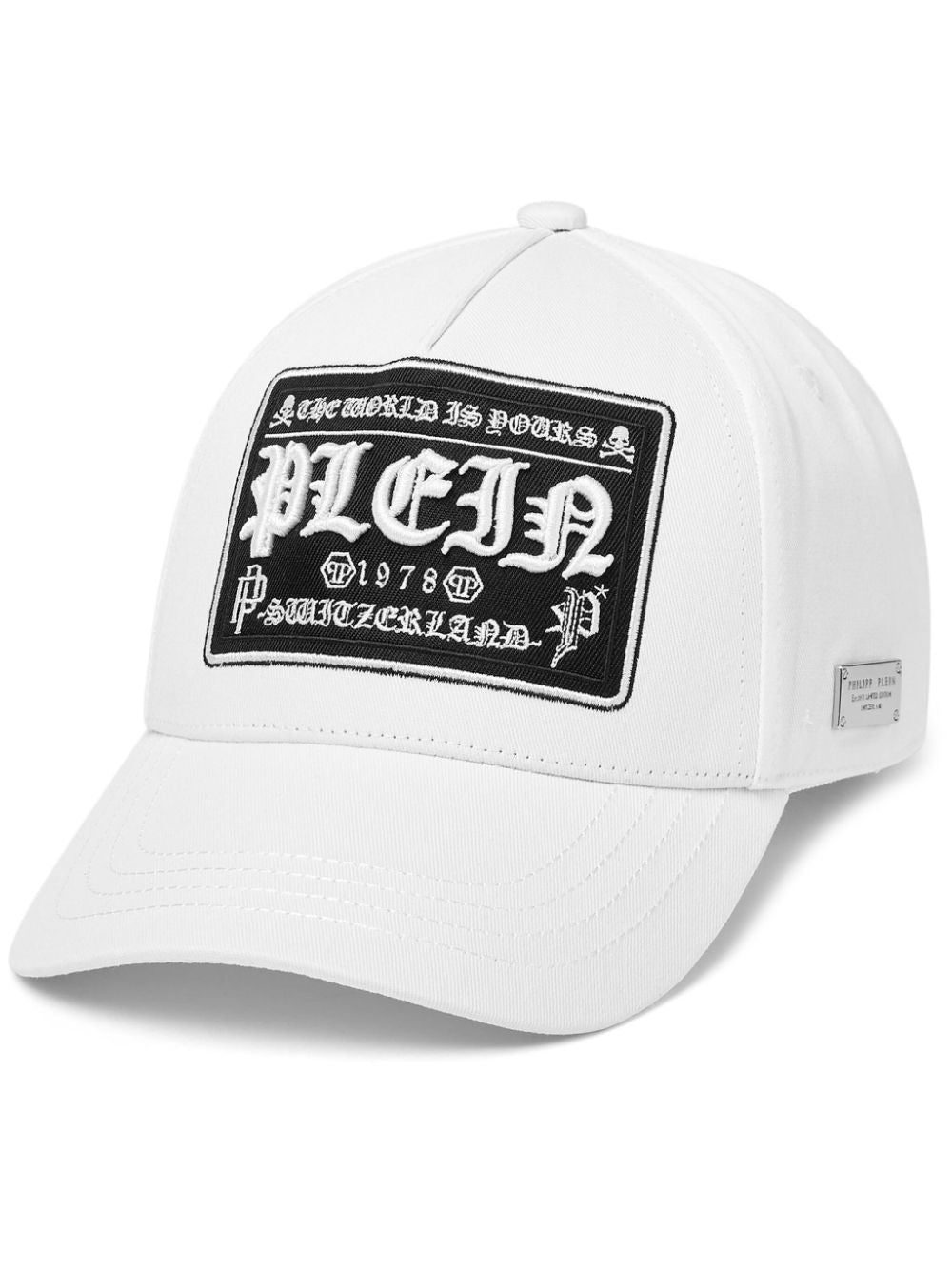 Philipp Plein logo-embroidered baseball cap