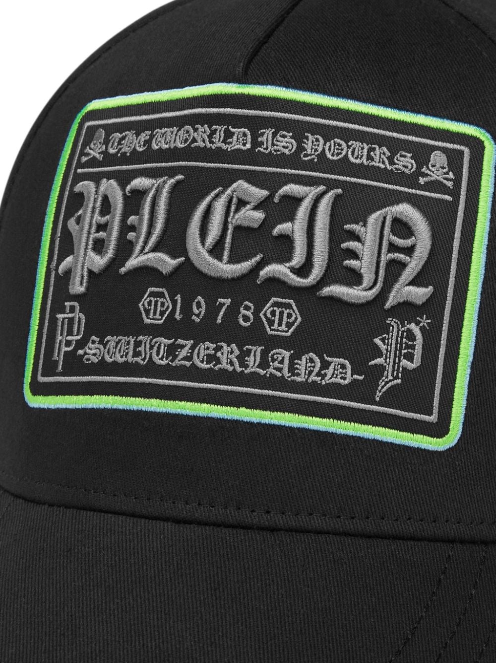 Philipp Plein logo-embroidered baseball cap - Image 3