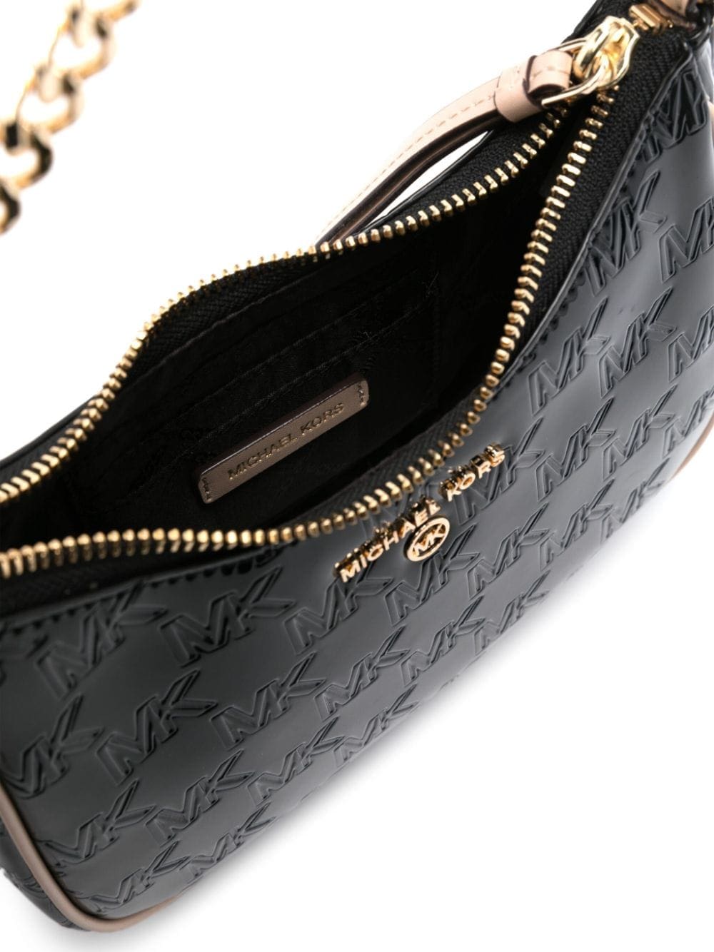 Michael Kors logo-debossed leather shoulder bag - Image 5