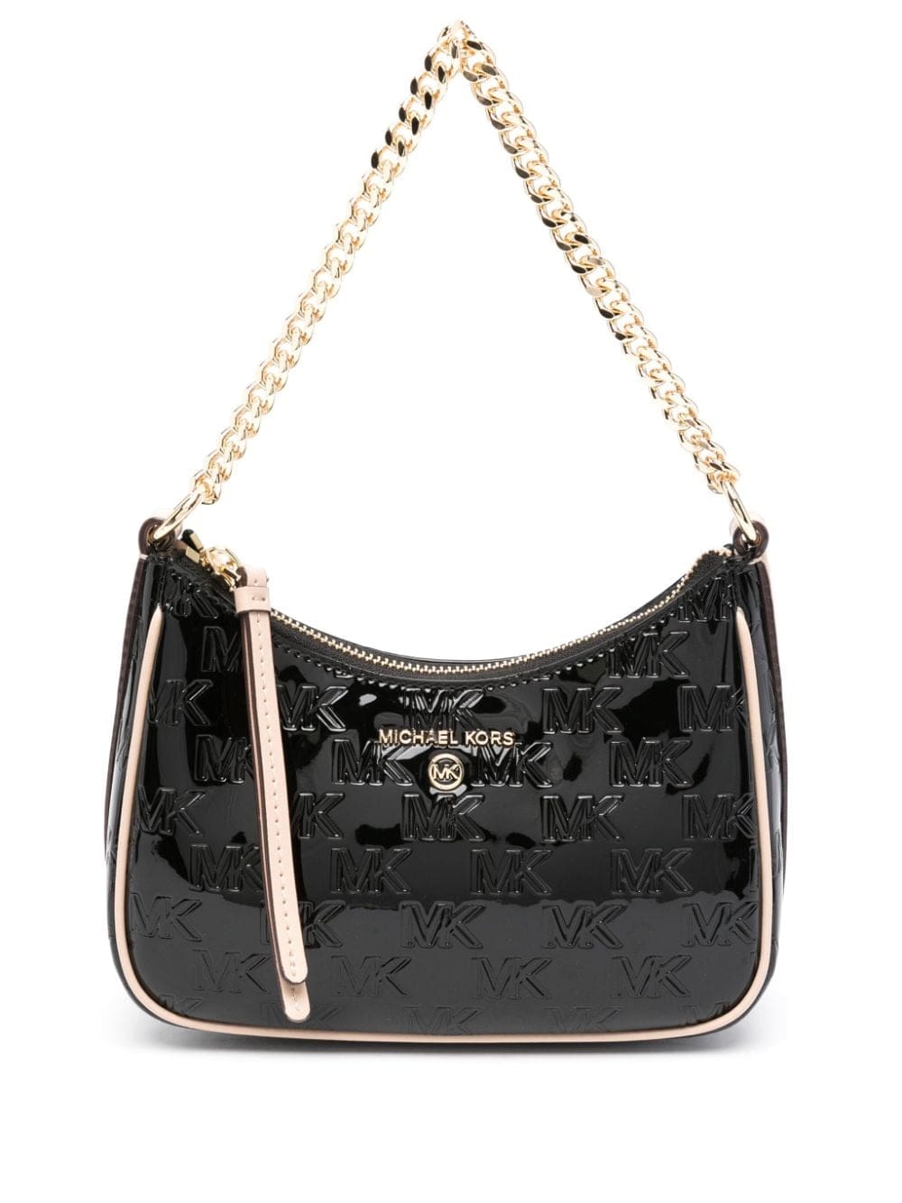 Michael Kors logo-debossed leather shoulder bag