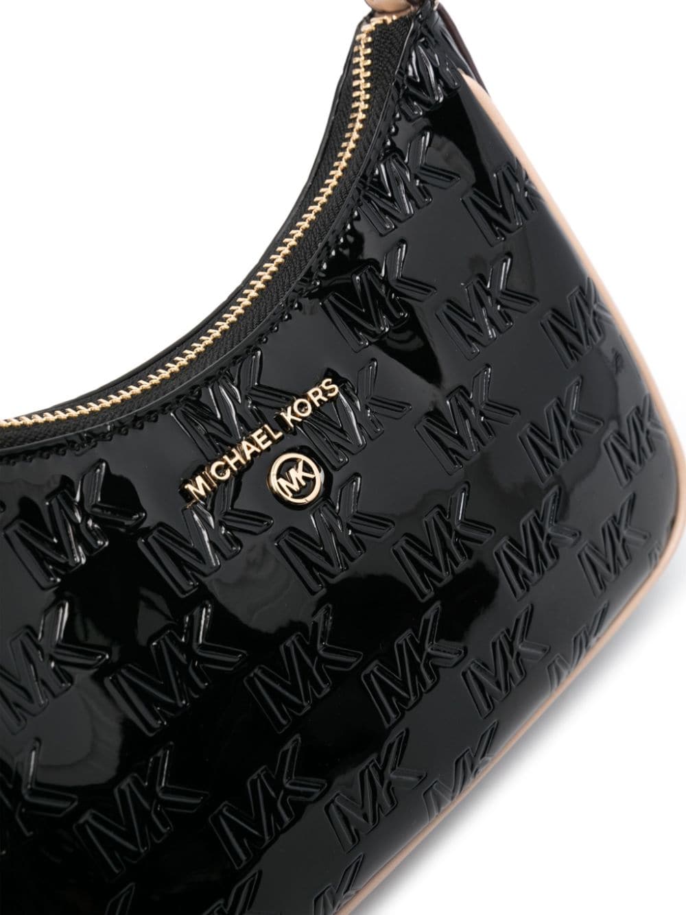 Michael Kors logo-debossed leather shoulder bag - Image 4