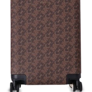 Michael Kors Empire-logo canvas suitcase