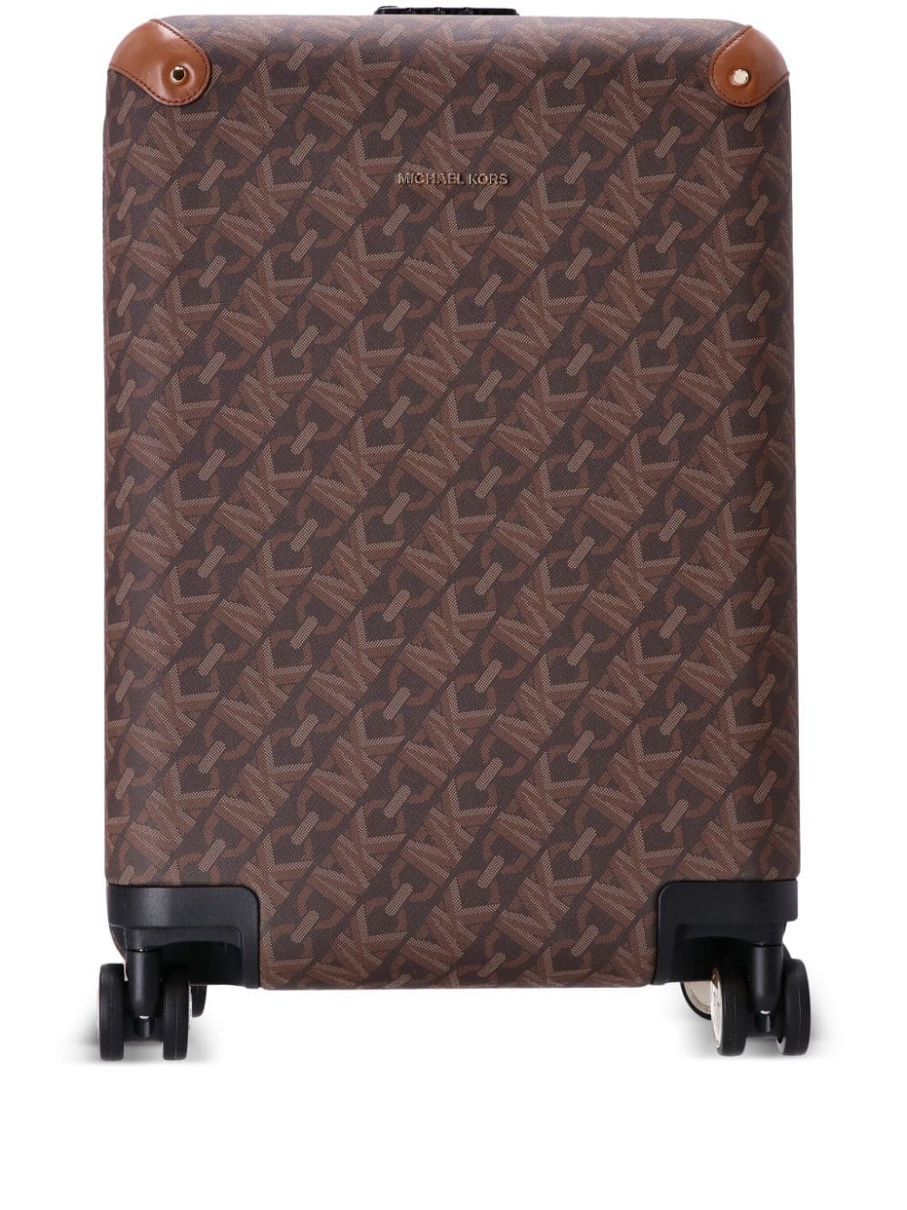 Michael Kors Empire-logo canvas suitcase