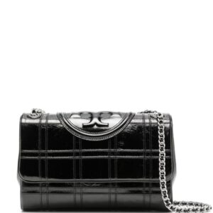 Tory Burch Fleming checked shoulder bag