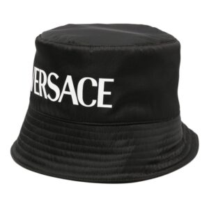 Versace logo-print bucket hat