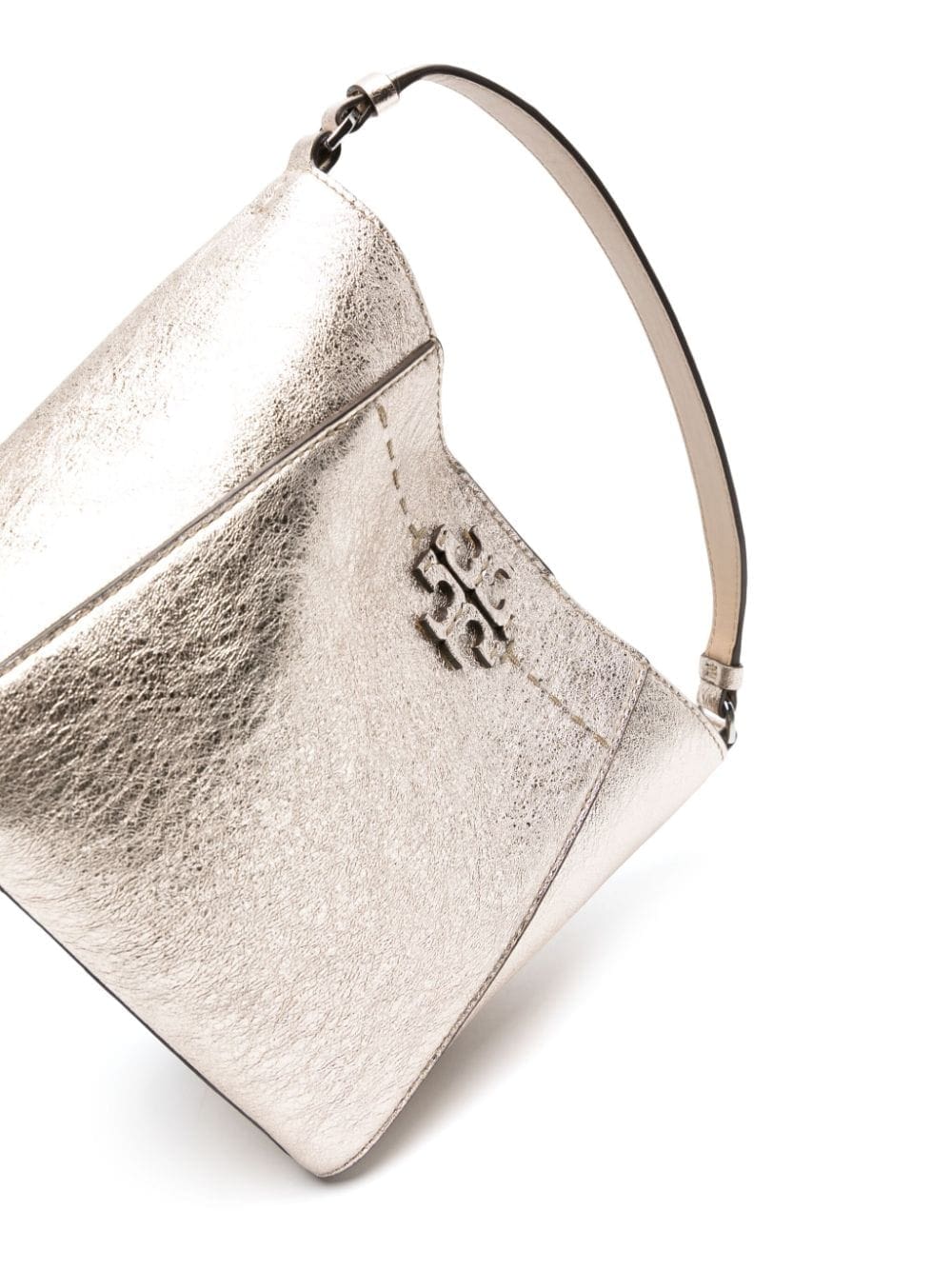 Tory Burch small McGraw metallic bucket bag - Image 4