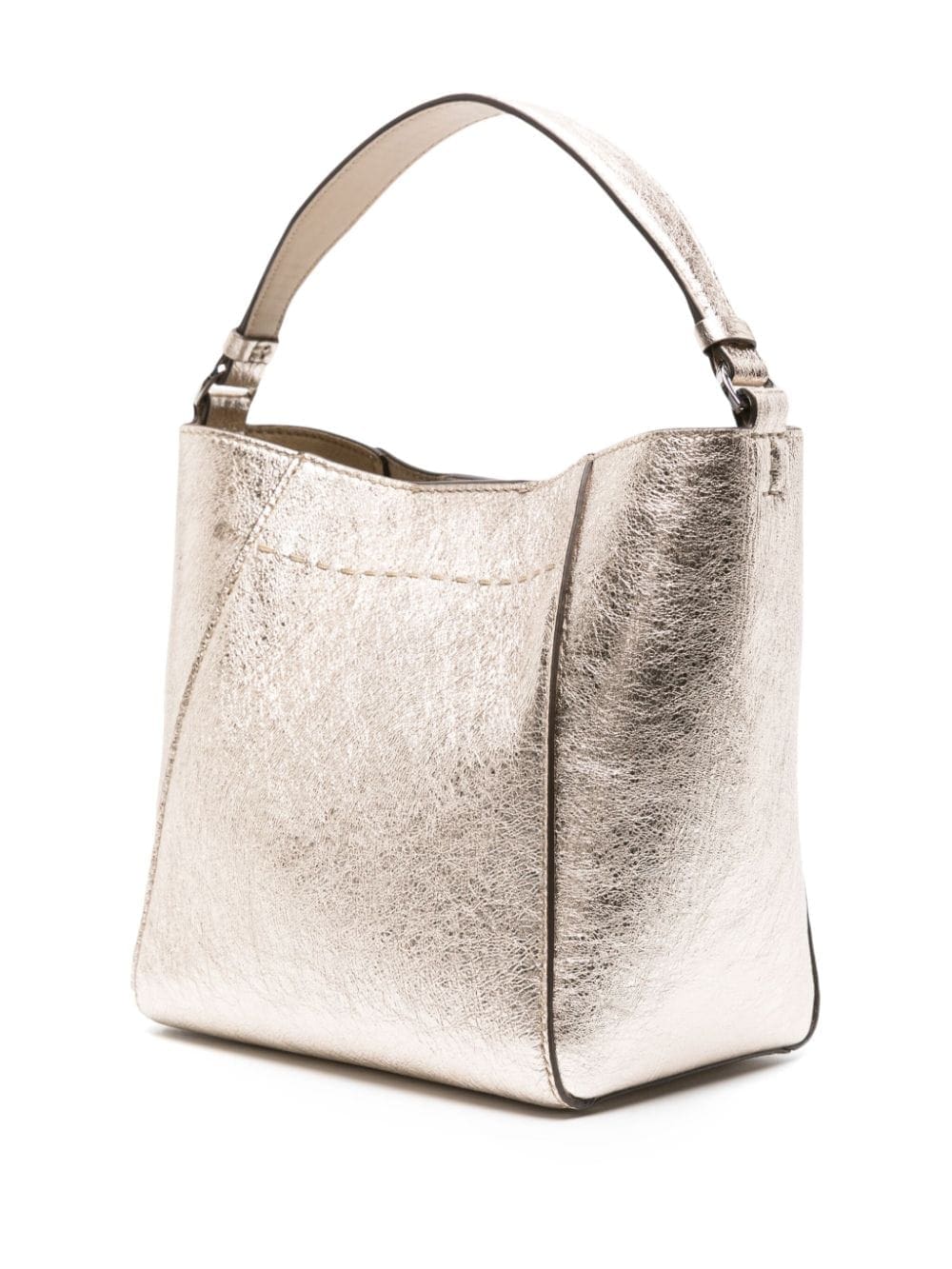 Tory Burch small McGraw metallic bucket bag - Image 3