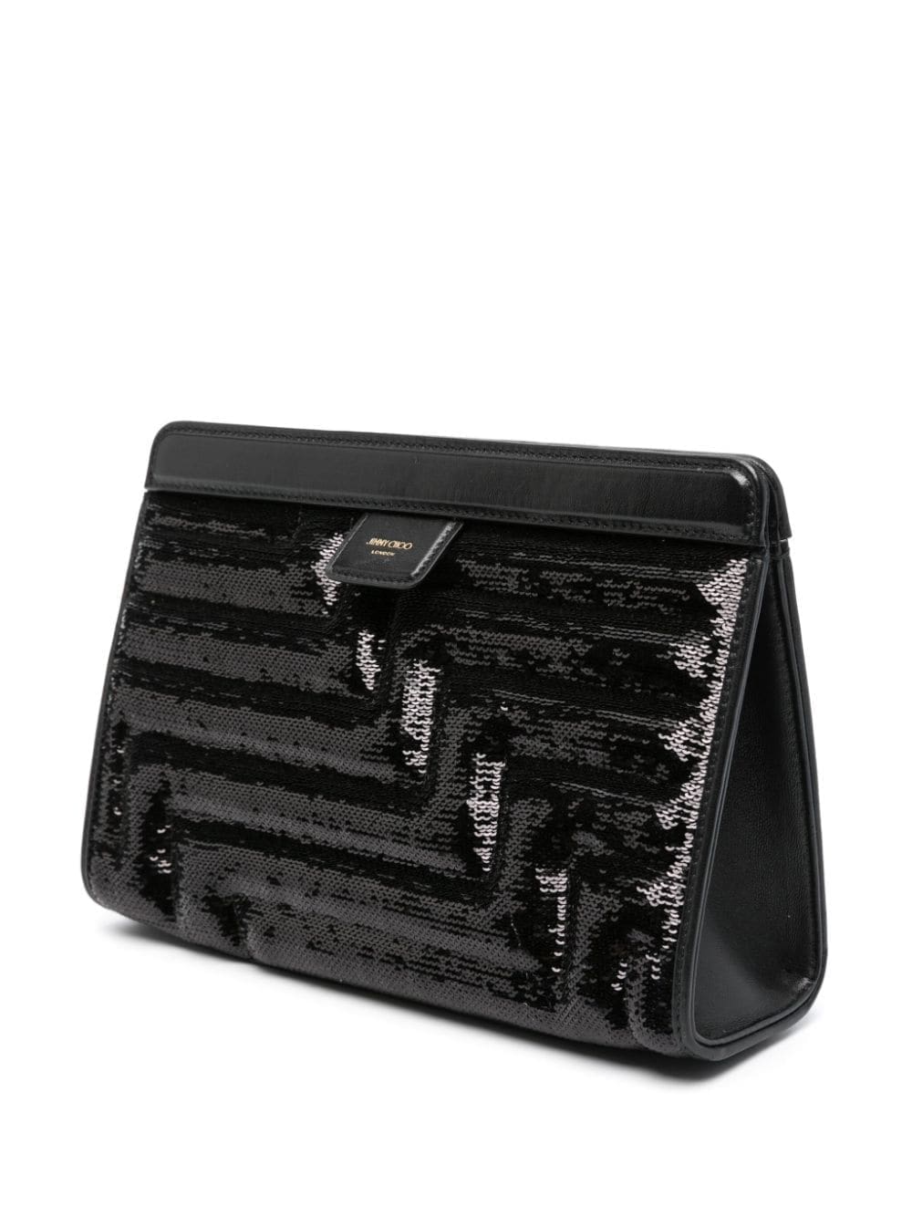 Jimmy Choo Avenue sequin-embellished clutch bag - Image 3