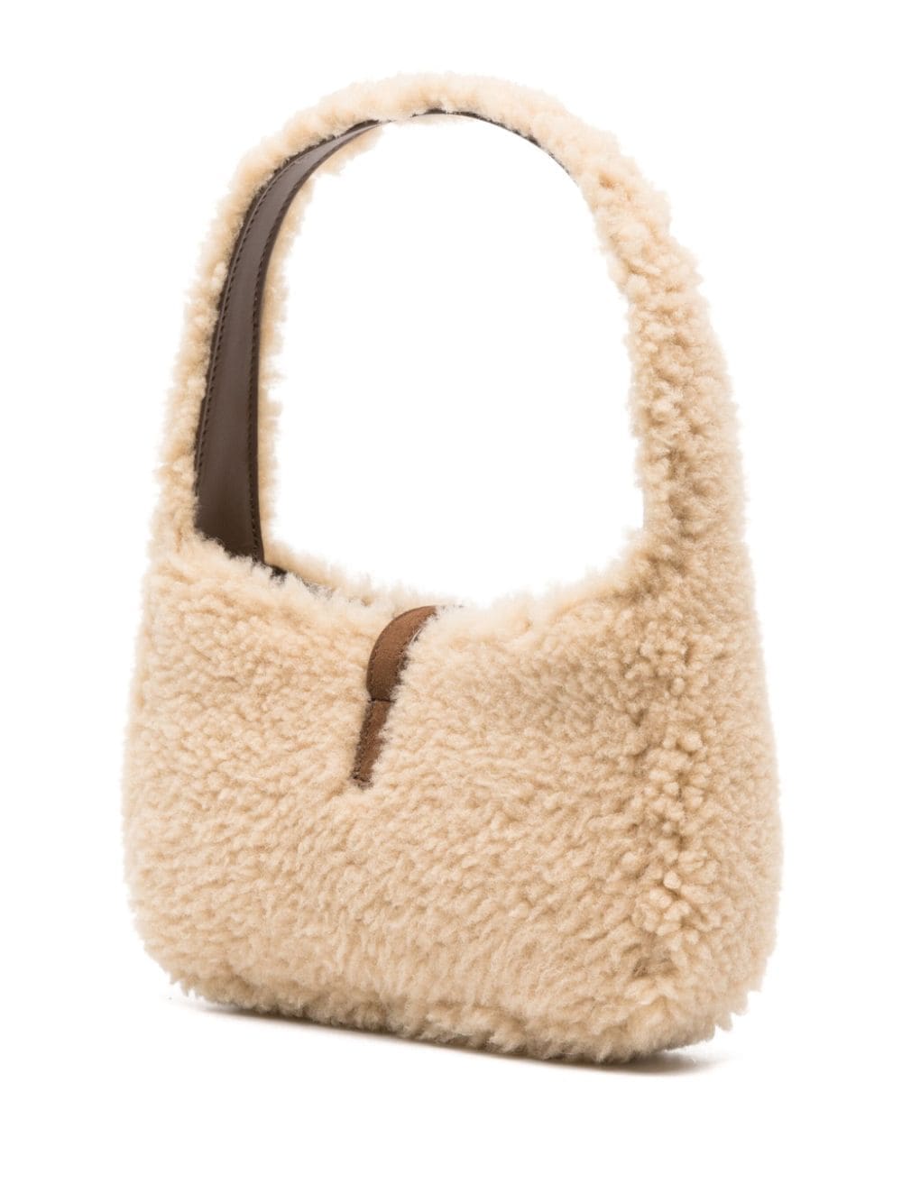 Saint Laurent mini Le 5 à 7 shearling tote bag - Image 3