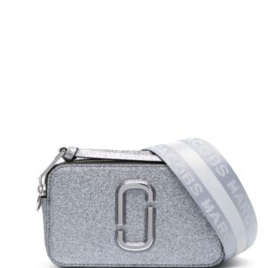 Marc Jacobs The Metallic Glitter Snapshot camera bag
