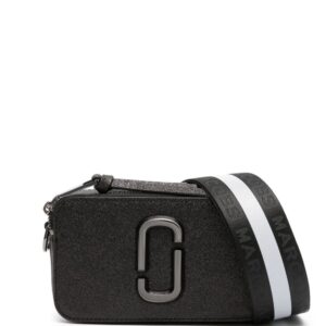 Marc Jacobs The Metallic Glitter Snapshot camera bag