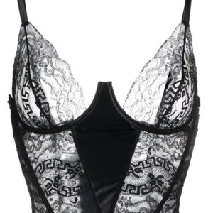 Versace  corset-style lace bra
