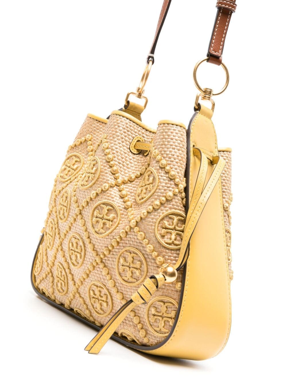 Tory Burch T Monogram embroidered shoulder bag - Image 4