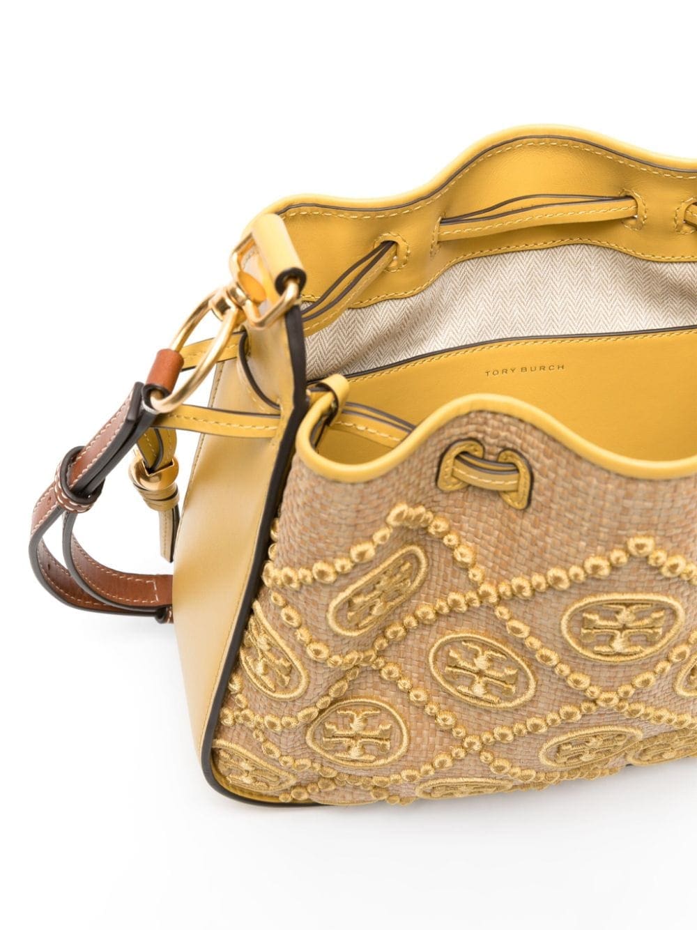 Tory Burch T Monogram embroidered shoulder bag - Image 5
