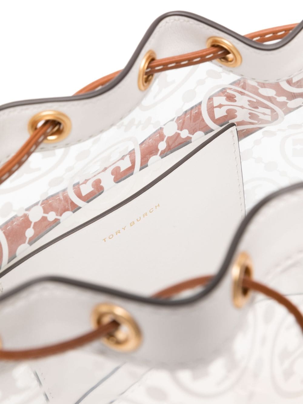 Tory Burch T-monogram transparent bucket bag - Image 5