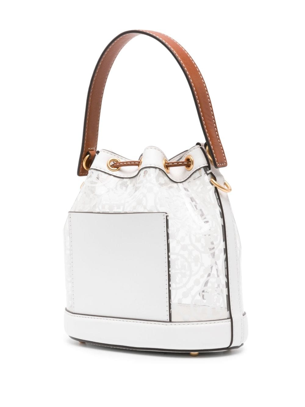 Tory Burch T-monogram transparent bucket bag - Image 3