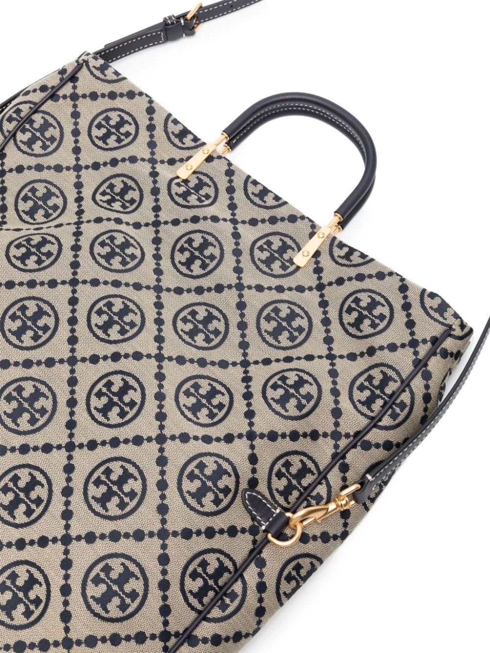 Tory Burch T monogram-jacquard tote bag - Image 4