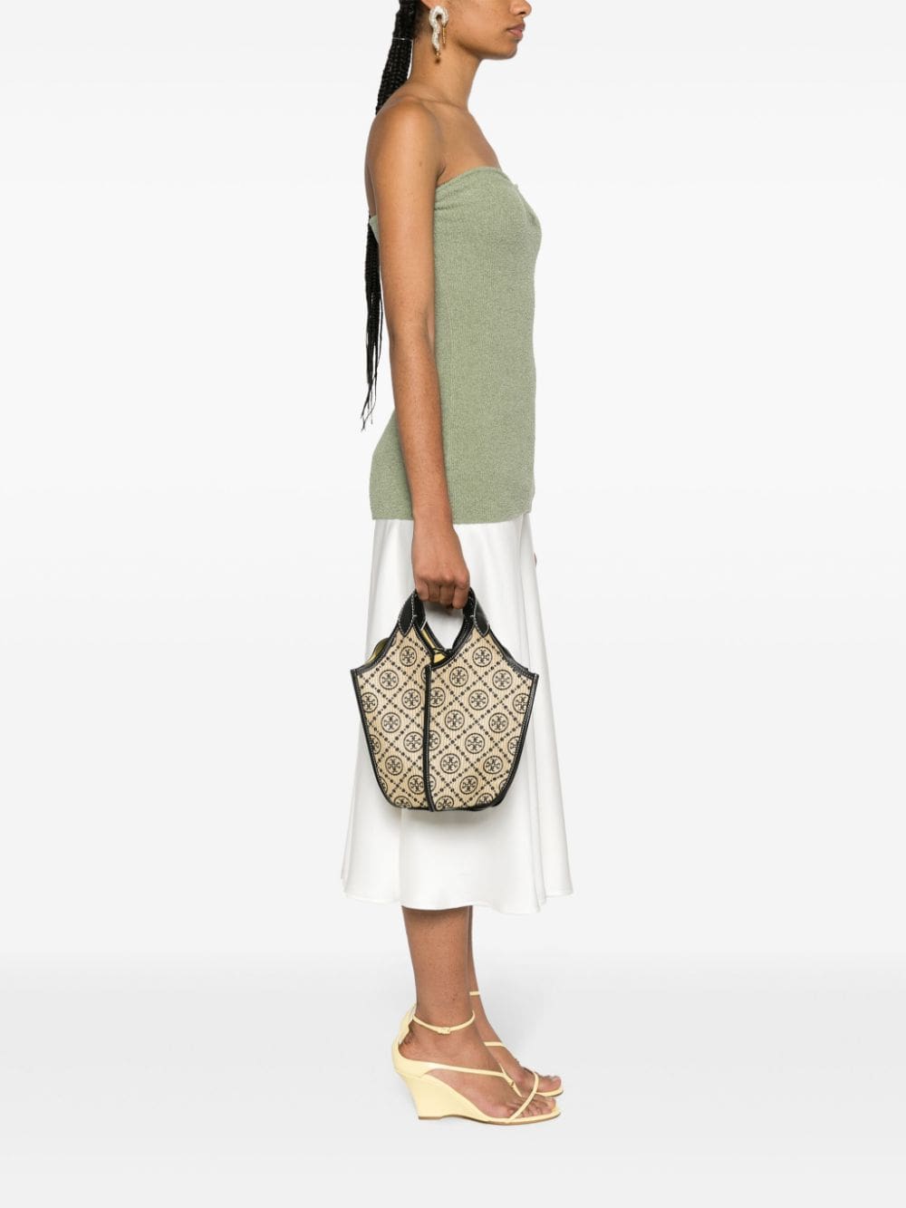 Tory Burch T-monogram Lampshade leather tote bag - Image 2