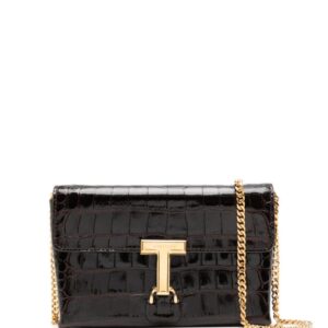 TOM FORD Monarch crocodile-embosssed crossbody bag
