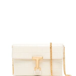 TOM FORD Monarch crocodile-embosssed crossbody bag