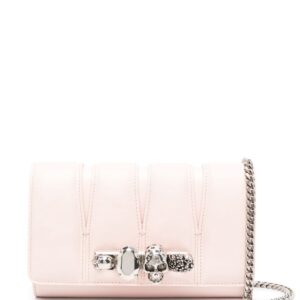 Alexander McQueen The Slash leather clutch bag
