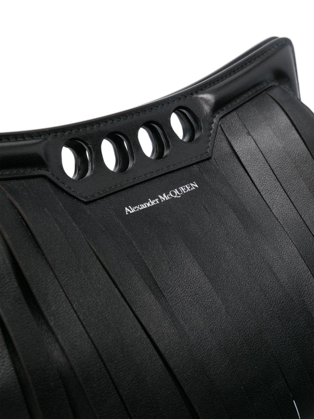 Alexander McQueen mini The Peak fringes bag - Image 4