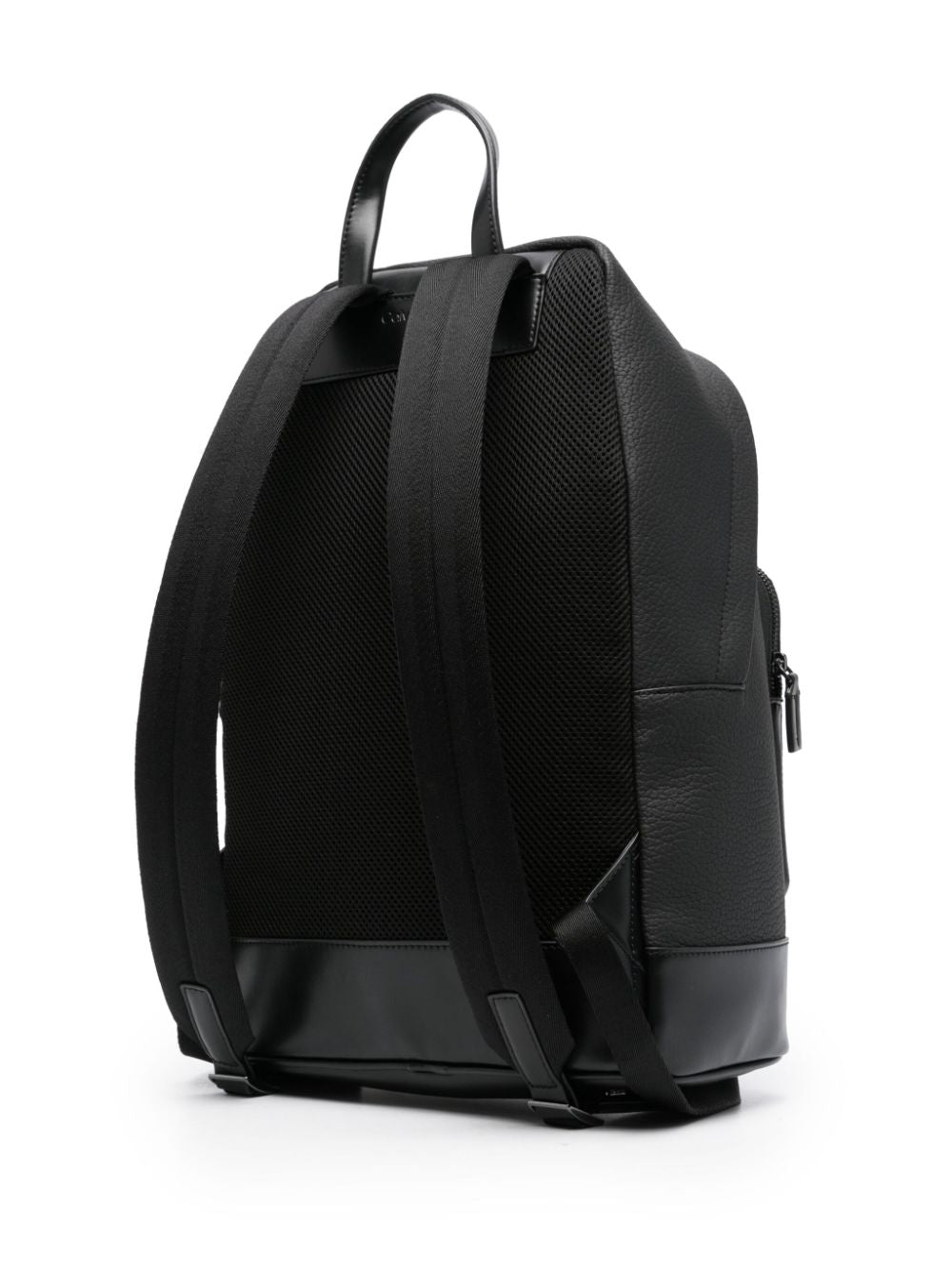 Calvin Klein logo-plaque faux-leather backpack - Image 5