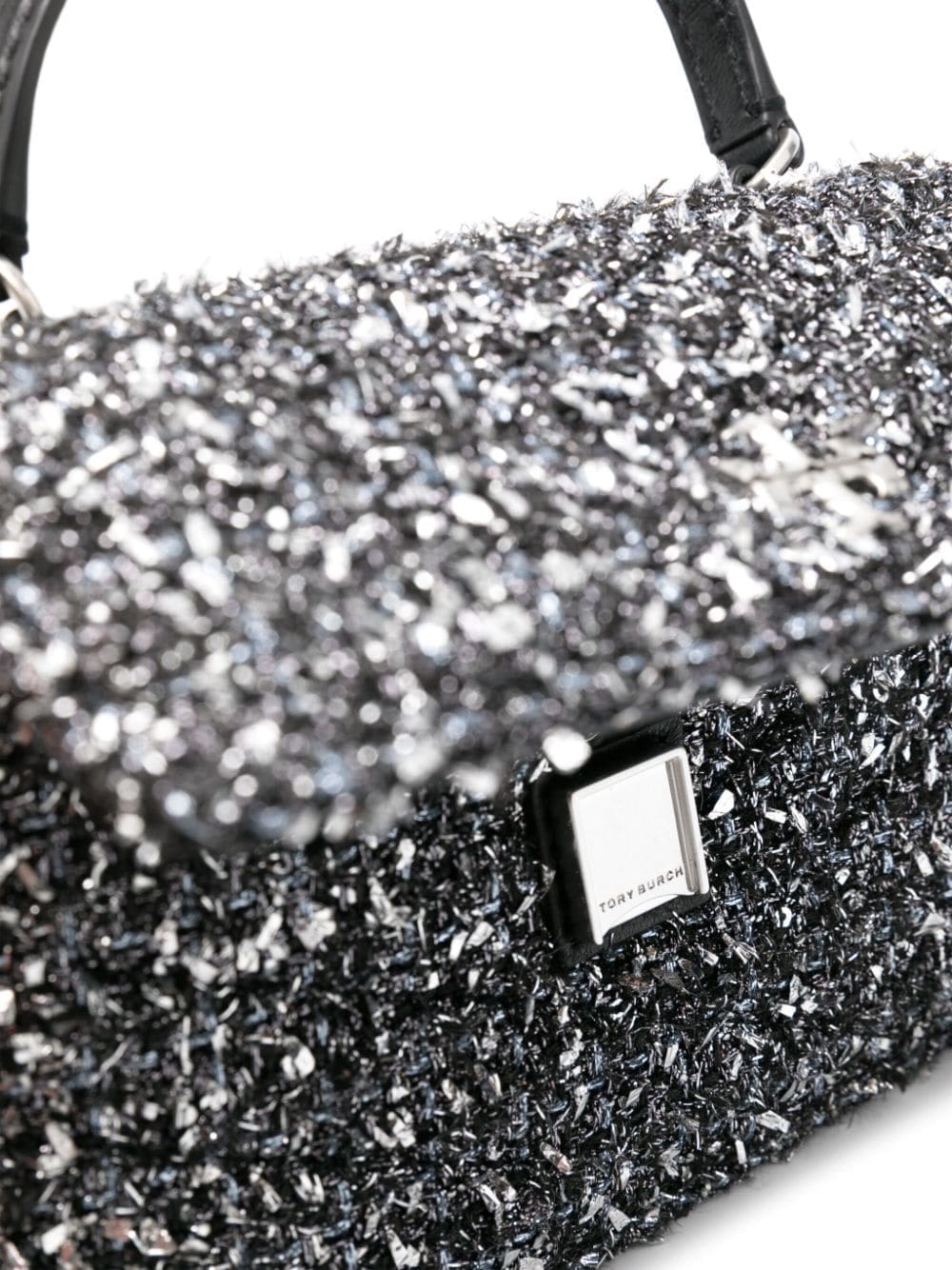 Tory Burch Mini Kira tweed tote bag - Image 4