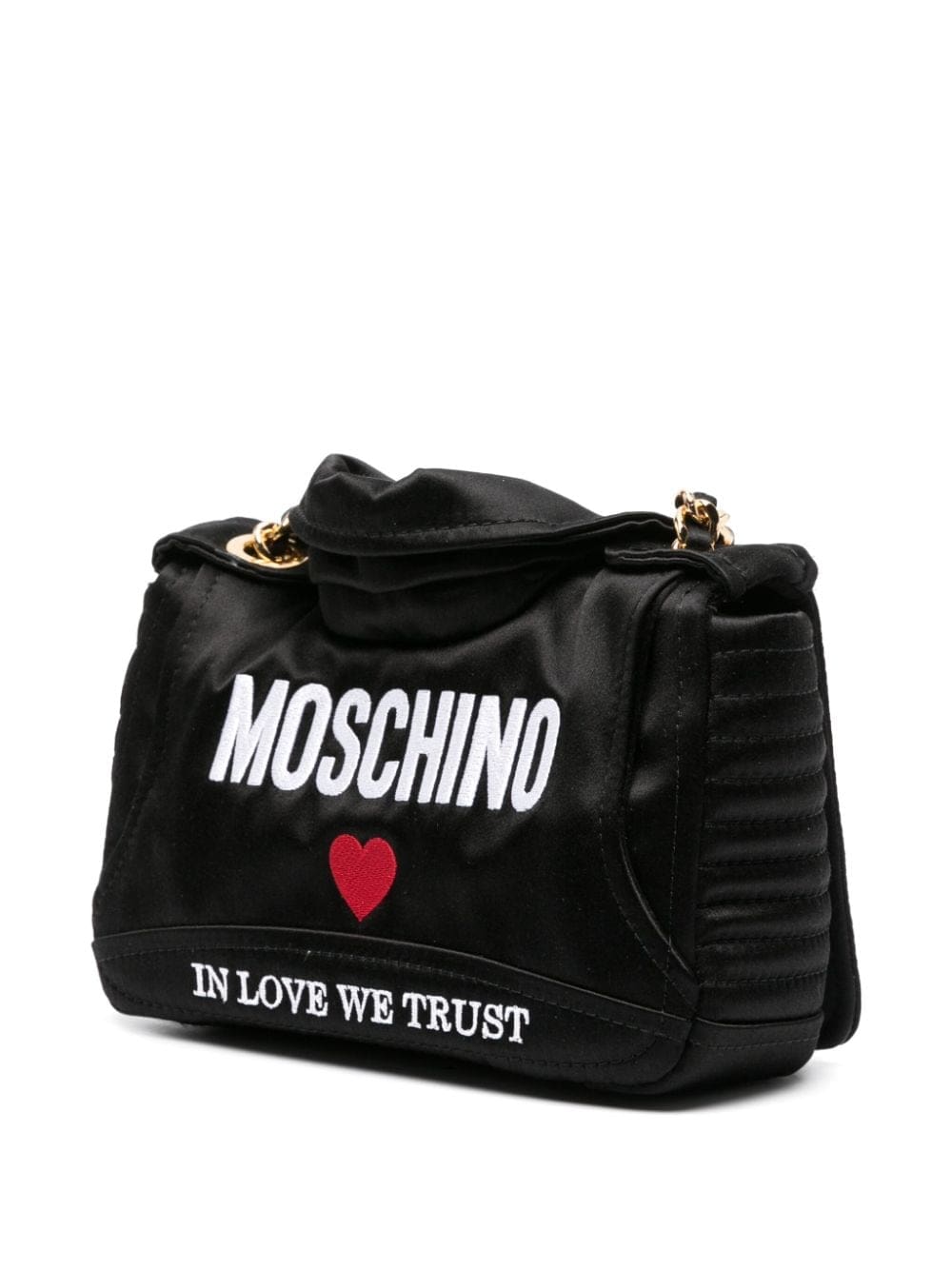 Moschino Biker satin crossbody bag - Image 3