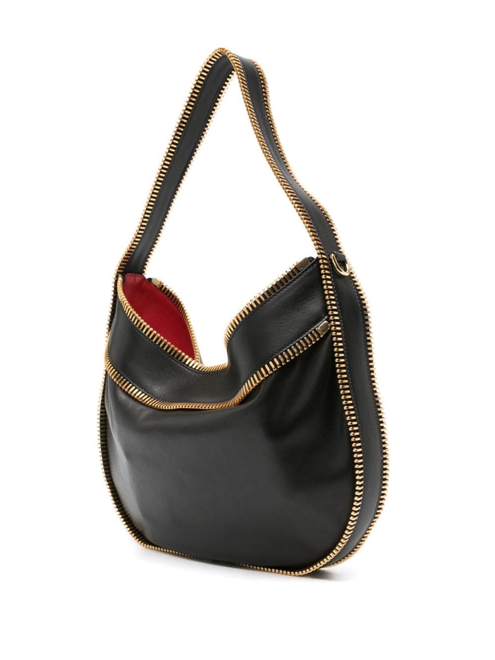 Moschino zip-detail leather shoulder bag - Image 3