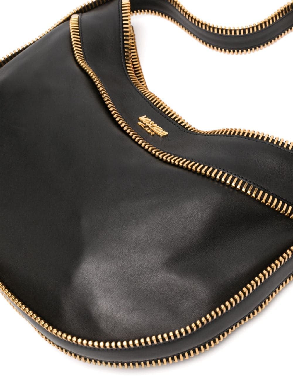 Moschino zip-detail leather shoulder bag - Image 4