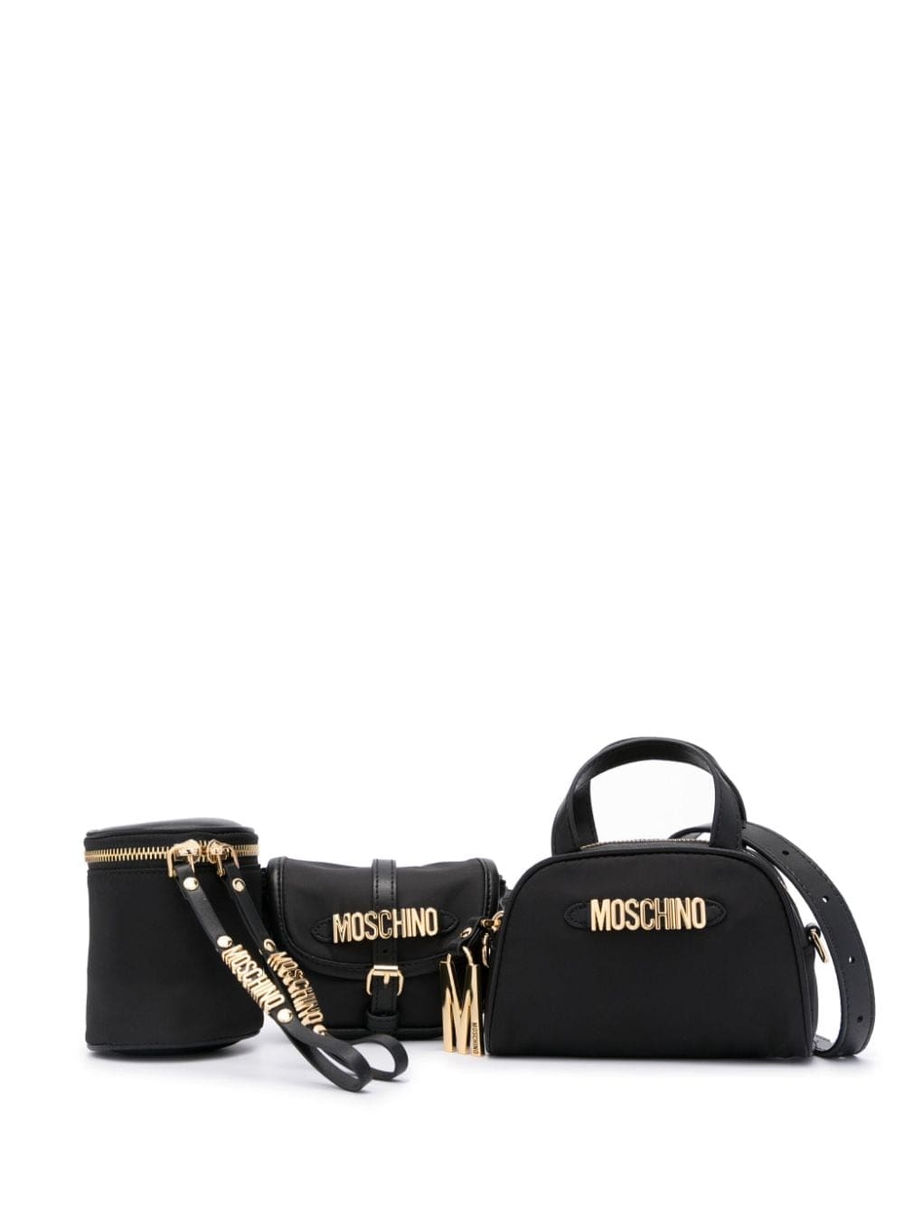 Moschino logo-lettering belt bags