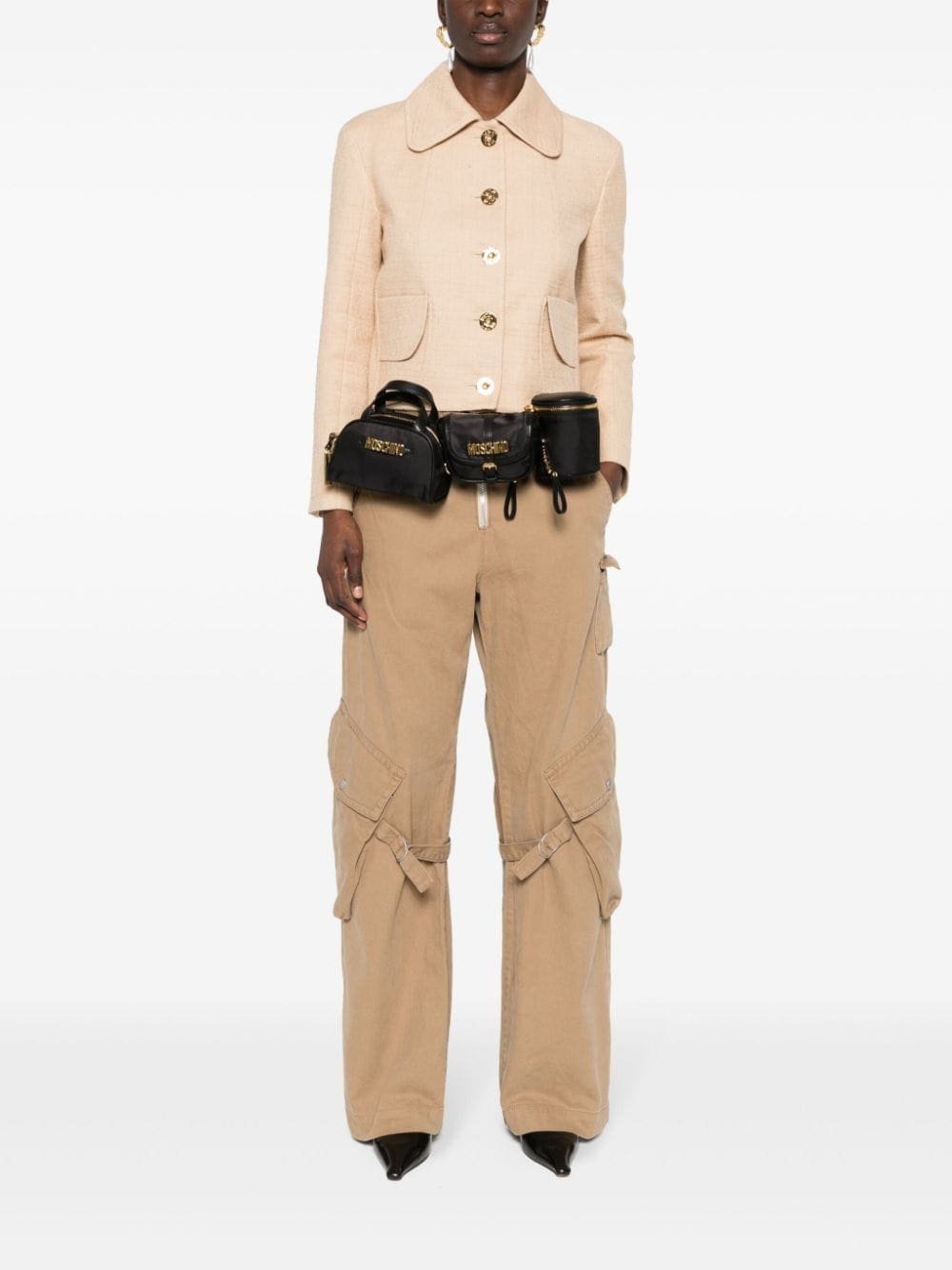 Moschino logo-lettering belt bags - Image 2