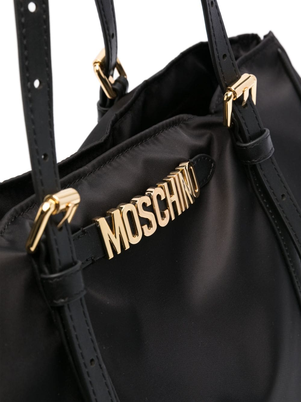 Moschino logo-lettering tote bag - Image 4