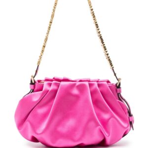 Moschino logo-embellished satin shoulder bag