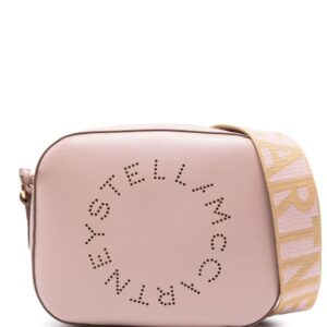 Stella McCartney Logo perforated crossbody bag