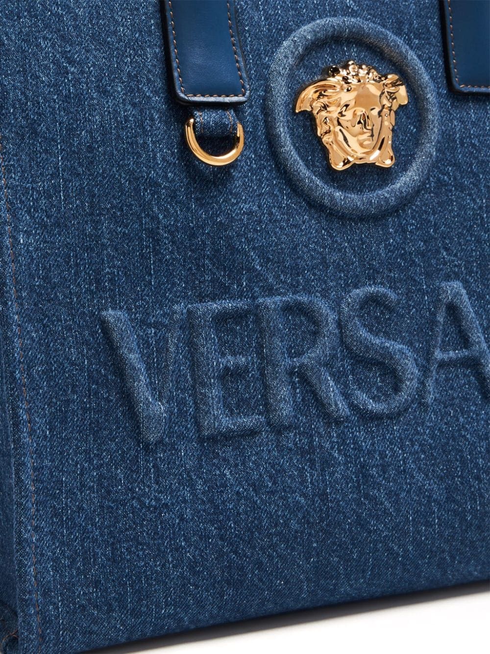 Versace La Medusa denim tote bag - Image 3