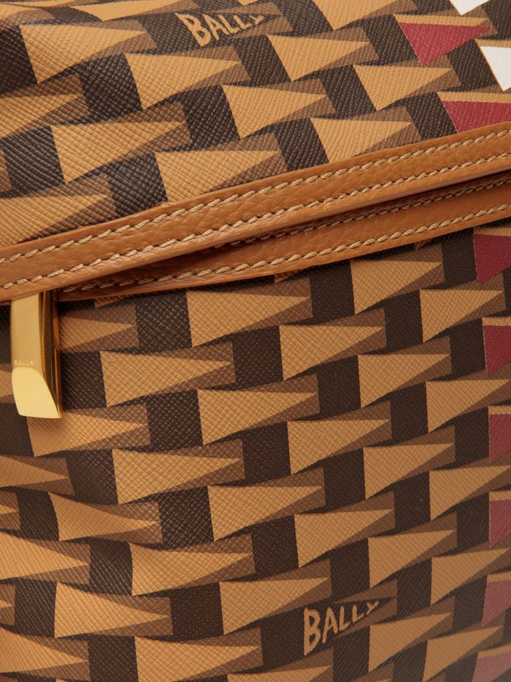 Bally Pennant faux-leather backpack - Image 5