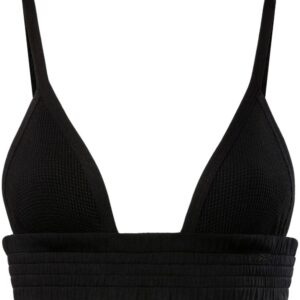 Reebok LTD logo-embroidered triangle-cup bra