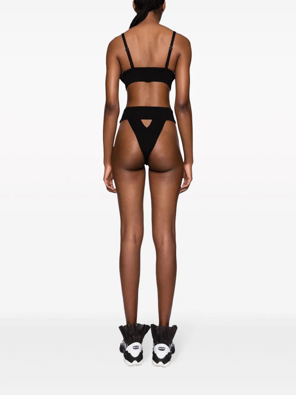 Reebok LTD logo-embroidered triangle-cup bra - Image 4