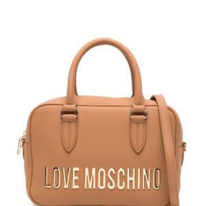 Love Moschino logo-plaque tote bag